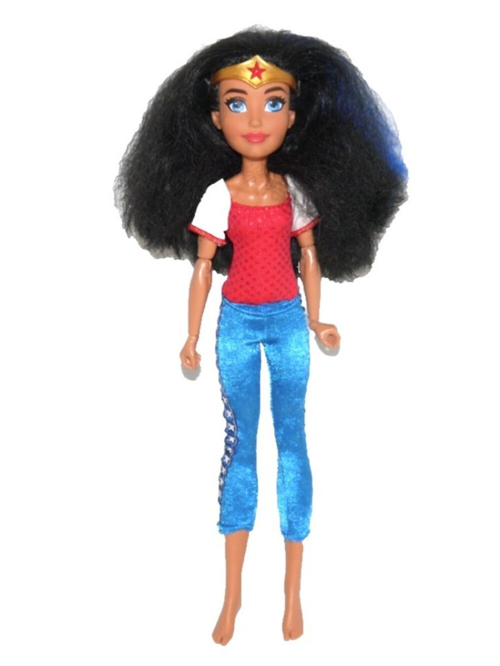 DC Super Hero Girl Wonder Woman 12" doll action figure Mattel 2015 as pictured